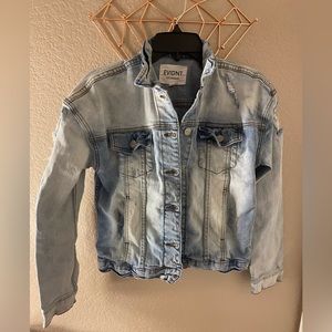 EVIDNT Distressed Jean Jacket